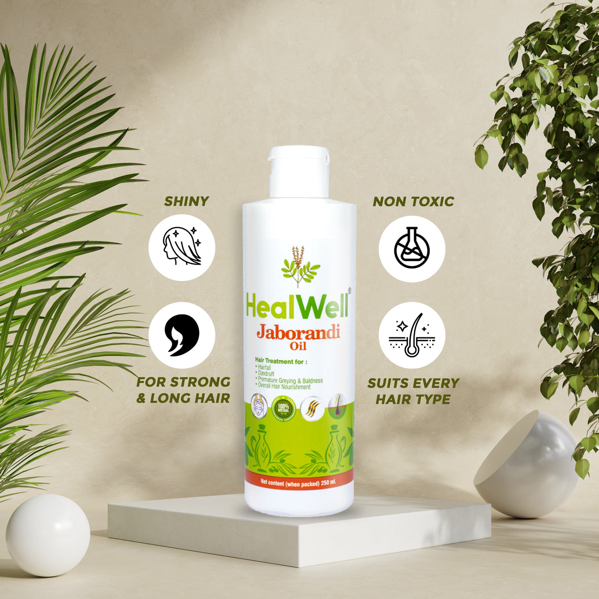 JABORANDI Hair Oil Healwell Homeo Private Limited